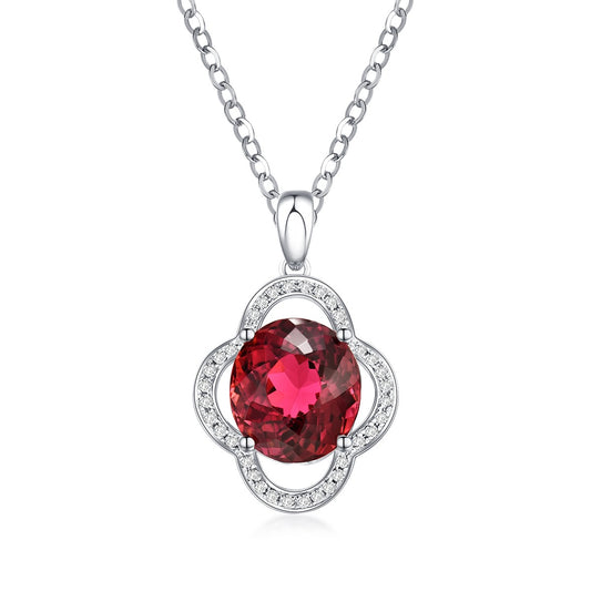 Nature Red Tourmaline / Rubellite Pendant