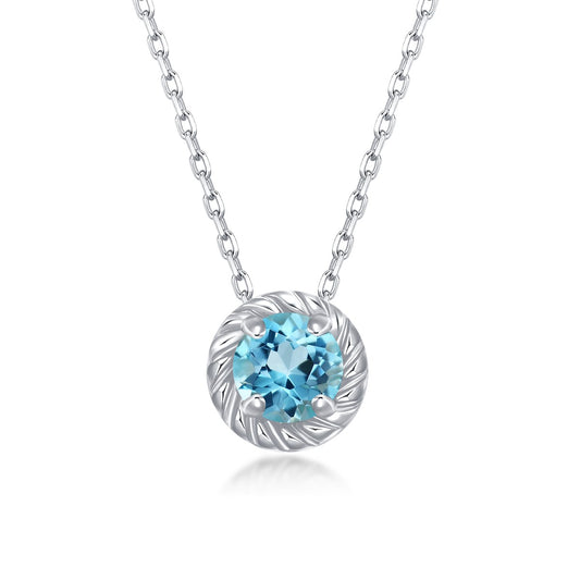 November Birthstone Topaz Necklace