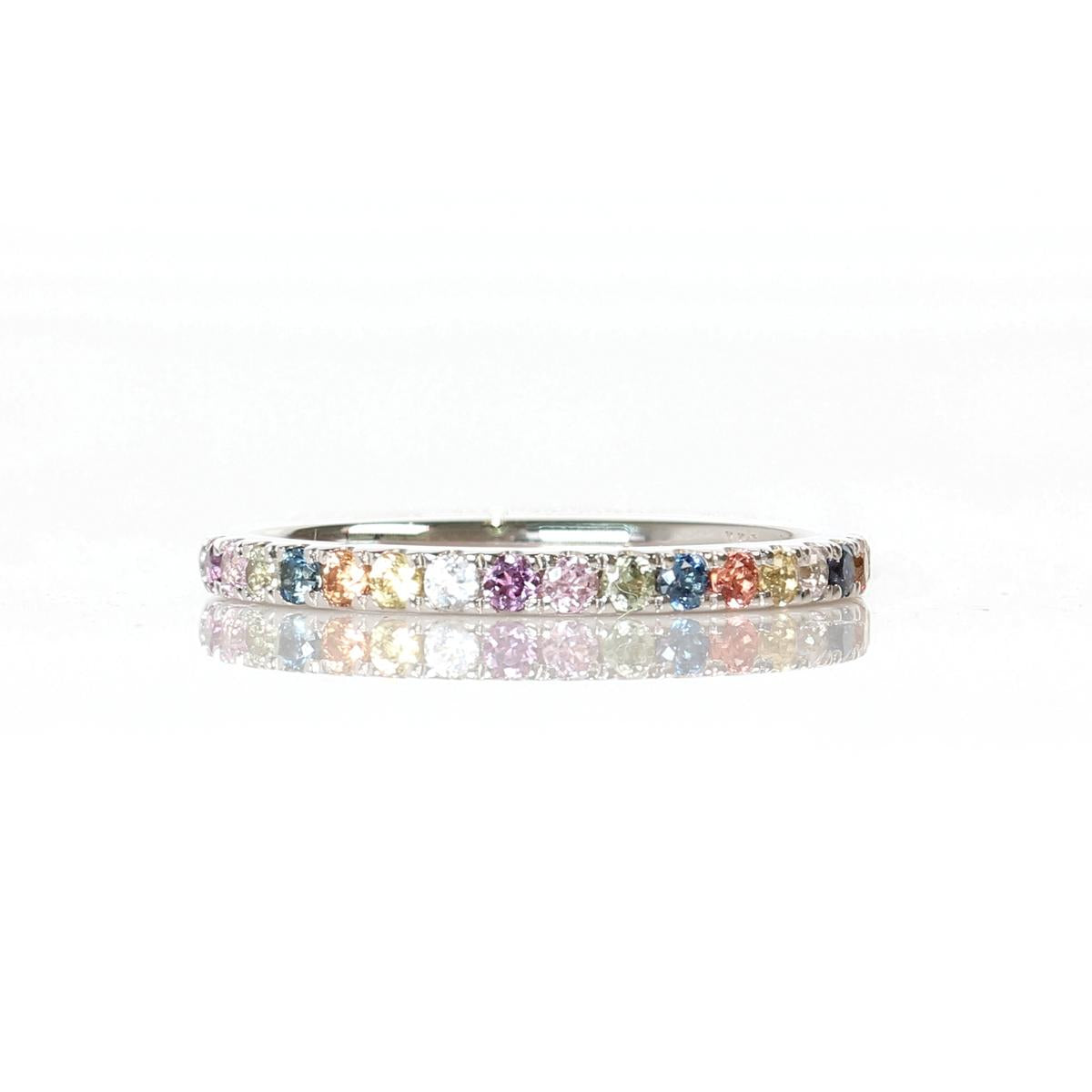 Multicolour Nature Sapphire Ring - Band