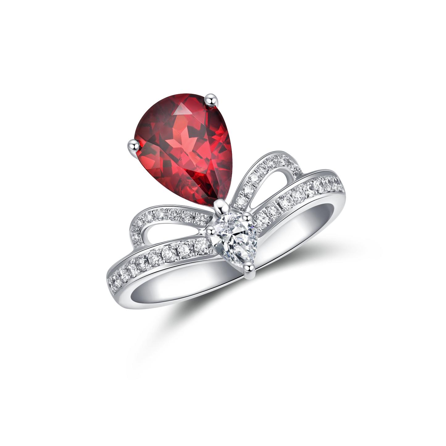 Nature Garnet Ring from Kalosgem