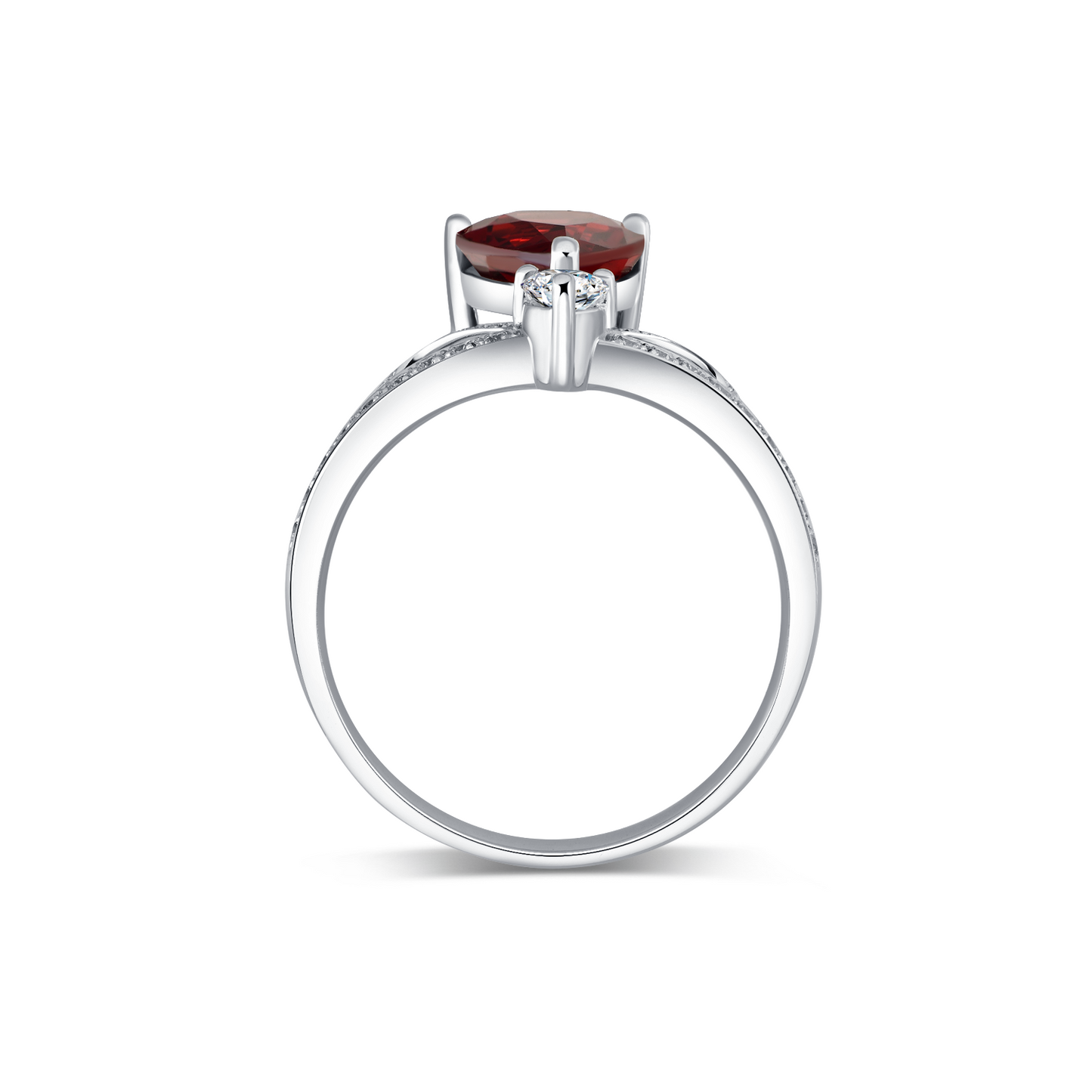 Nature Garnet Ring from Kalosgem